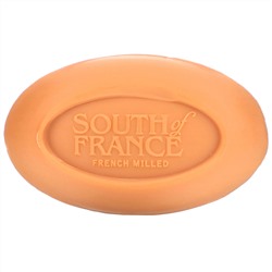 South of France, кусковое мыло французского помола с органическим маслом ши, запах абрикоса, 170 г (6 унций)