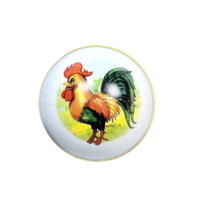 Мяч резиновый, с рисунком, d=20 см, МИКС
