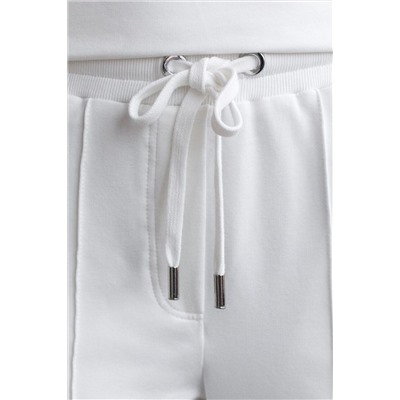 Трикотажные брюки на резинке из футера двухнитки эластичные VILATTE, 1228117