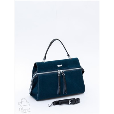 Сумка женская кожаная 9675MSS d.blue Velina Fabbiano-Safenta