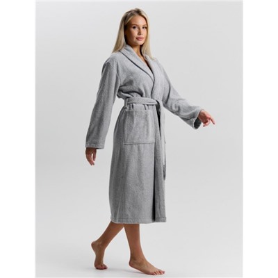 Халат женский Комфорт-3 (Светло-серый)