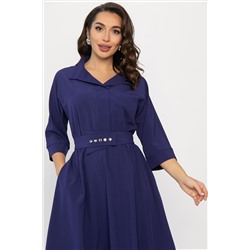 Платье с поясом Доминанта НЬЮ (чернильно-синий) П14343-16М