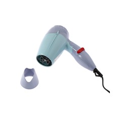 Фен Luazon LF-23, 800 Вт, 2 скорости, 2 режима, складная ручка, голубой
