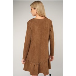 Женское платье - трапеция из футера Happyfox