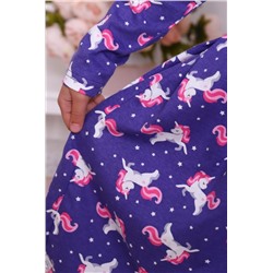 Платье Звездочка Единорожка детское (Сирень)