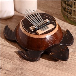 Сувенирный музыкальный инструмент Калимба «Черепаха» 23×18×7 см