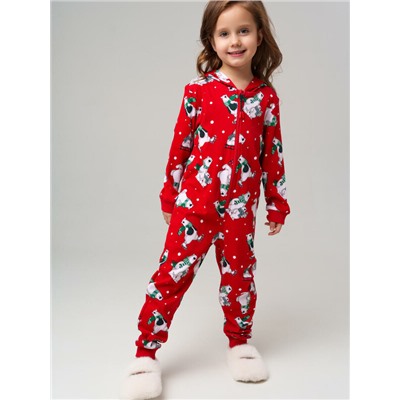 Пижама-комбинезон трикотажная унисекс для детей