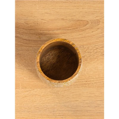 Стакан «Звёзды», 10×10×10 см, дерево