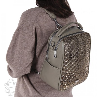 Рюкзак женский 69088-2 olive green Velina Fabbiano-Safenta/50