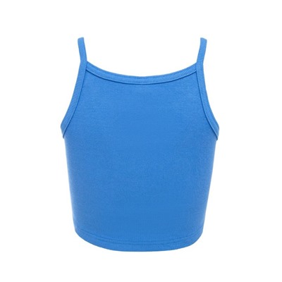 Топ на бретелях женский MINAKU: Basic line, голубой, размер 42