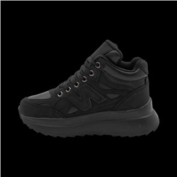 Кроссовки на меху В941-1 черные