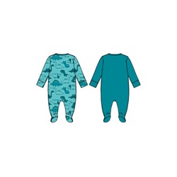 Комбинезон детский трикотажный для мальчиков, 2 шт в комплекте