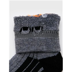 Термоноски трикотажные для мальчиков (низкие махровые)