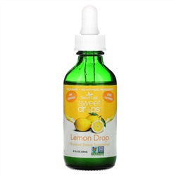 Wisdom Natural, SweetLeaf, Жидкая стевия, Лимонные капли, 2 жидких унции (60 мл)