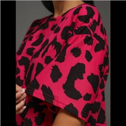 Платье-футболка Вега женское (Малина)