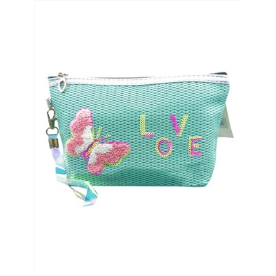 Sunflower Косметичка женская лодочка с пайетками Love 11653-8, мятный 21005