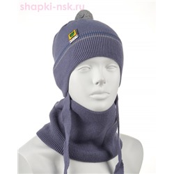 01-61-E Комплект флис (шапка+снуд) (48-50)