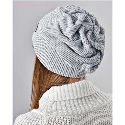 Велюр люрекс Роза Шапка (56-58)