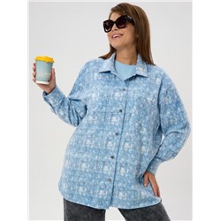 Рубашка Вселенная (Голубой)