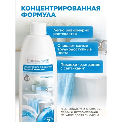 Средство для очищения ванной комнаты «Эффект белизны»