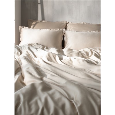 Пододеяльник 1.5-спальный SL Home, 150×220 см, бежевый, тенсель