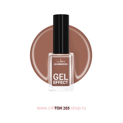 JEANMISHEL Лак Nude collection с эффектом геля тон 205 карамельный 12мл