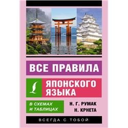 АСТ Н. Г. Румак, Н. Крнета "Все правила японского языка в схемах и таблицах"