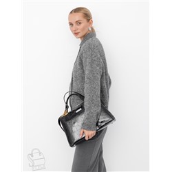 Сумка женская кожаная 9613-1S black Velina Fabbaino-Safenta