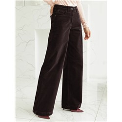 Брюки из эластичного микро-вельвета