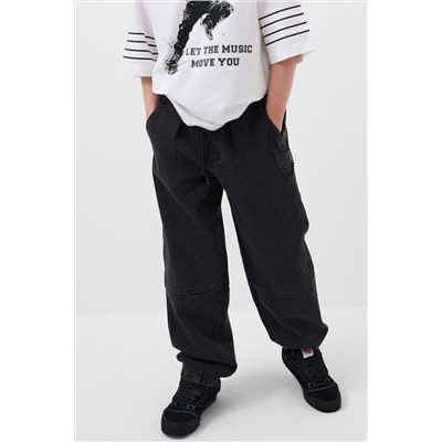 Брюки текстильные джинсовые для мальчиков PLAYTODAY, 1240555