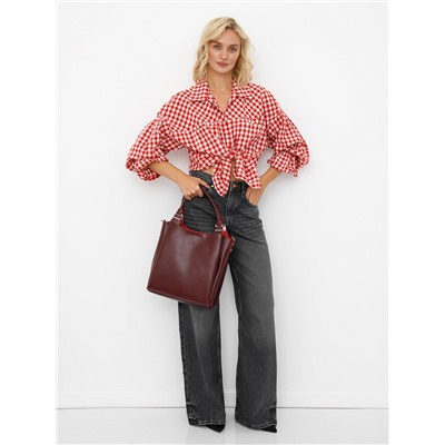 Сумка 1013M wine red Polina&Eiterou