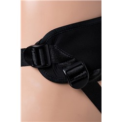 Страпон с 2 насадками и вибрацией UniStrap - 20 и 18 см.