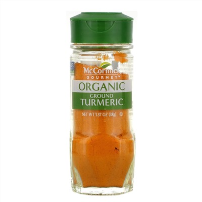 McCormick Gourmet, Organic, Ground Turmeric, 1.37oz (38 g)
