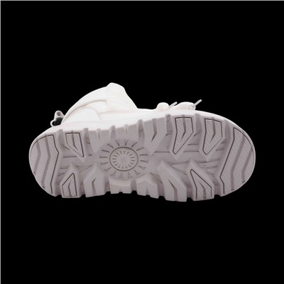 Ботинки на меху F3959-21 белые