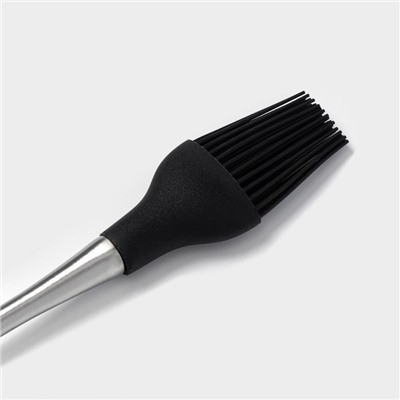 Кисть кулинарная Magistro Titan, 28 см, нержавеющая сталь