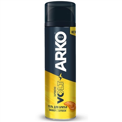Гель для бритья ARKO MEN X Volt Energy с таурином 200мл