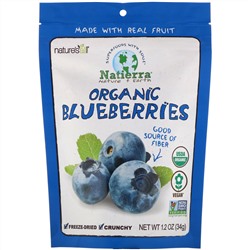 Natierra, Organic Freeze-Dried, Blueberries, 1.2 oz (34 g)