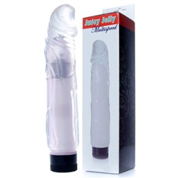 Прозрачный вибратор Juicy Jelly - 22 см.