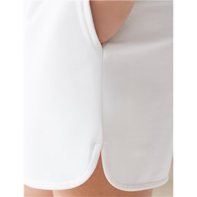 Шорты из эластичного футера-двухнитки