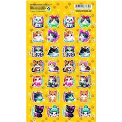 Наклейки  110х170 мм для ОЦЕНОК "Котики" НакО67 Гранит