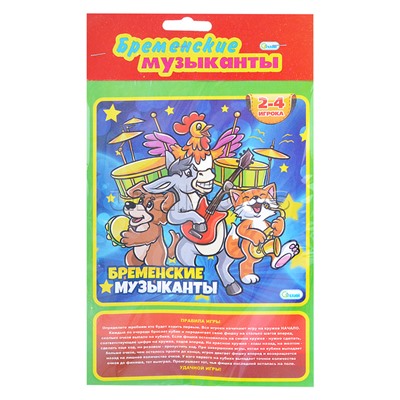 Настольная игра-ходилка "Бременские музыканты"