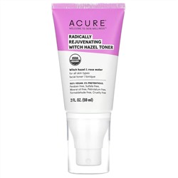 Acure, Radically Rejuvenating, Witch Hazel Toner, 2 fl oz (59 ml)