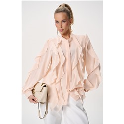 Рубашка Кристл (персиковый)