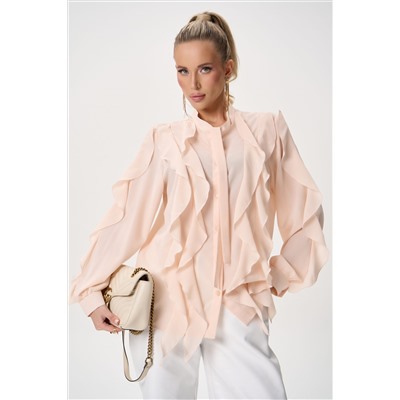 Рубашка Кристл (персиковый)