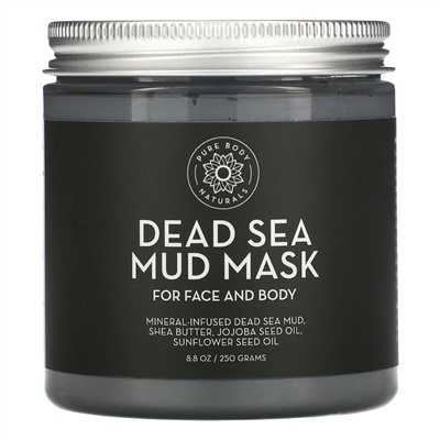 Pure Body Naturals, Dead Sea Mud Mask, 8.8 oz (250 g)