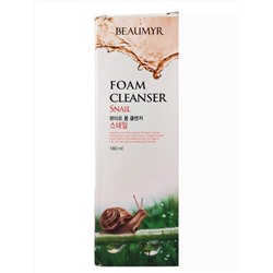 BEAUMYR Пенка для умывания с экстрактом слизи улитки / Snail Foam Cleansing, 180 мл