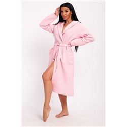 Халат с капюшоном ХВК (Светло-розовый)