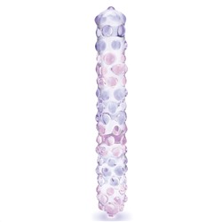 Фаллоимитатор с массажными точками Purple Rose - 23 см.