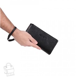 Клатч мужской кожаный 66142H black Heanbag