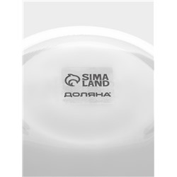 Салатник Доляна Simple, 750 мл, 15×8 см, стекло, прозрачный